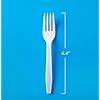 Load image into Gallery viewer, Member&#39;s Mark Heavyweight White Plastic disposable Forks