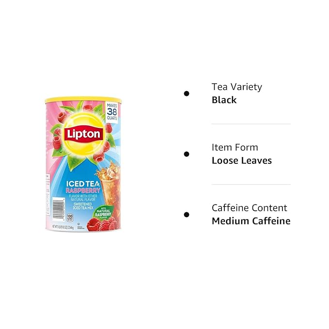 Lipton Raspberry Iced Tea Mix (89.8 Ounce)