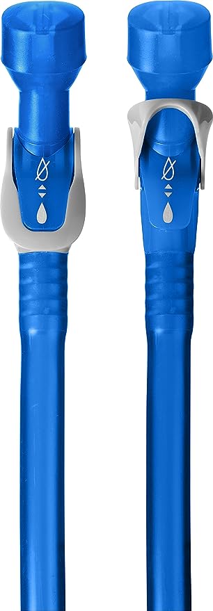 CamelBak Crux 2-Liter Water Reservoir - Hydration Bladder - Faster Water Flow Rate - Leak-Proof Water Bladder - Ergonomic Shape - Big Bite Valve - BPA - 70 Ounces, Blue
