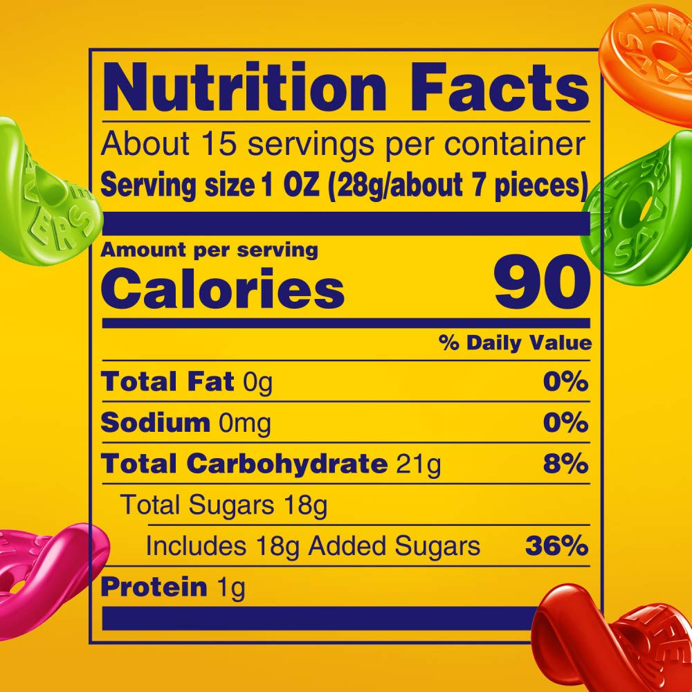 LIFE SAVERS Gummy Candy, 5 Flavors, Sharing Size, 14.5 oz Bag