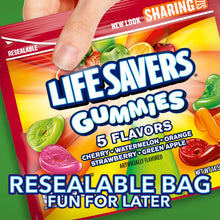 Load image into Gallery viewer, LIFE SAVERS Gummy Candy, 5 Flavors, Sharing Size, 14.5 oz Bag