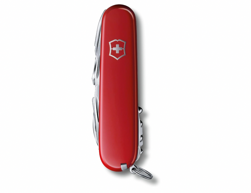 Victorinox Swiss Army Multi-Tool, SwissChamp Pocket Knife, Red, 91 mm