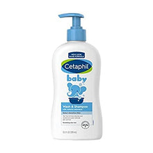 Load image into Gallery viewer, Cetaphil Baby Wash &amp; Shampoo with Organic Calendula ,Tear Free , Paraben, Colorant and Mineral Oil Free , 13.5 Fl. Oz
