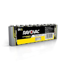 Load image into Gallery viewer, Rayovac 9V Batteries, Ultra Pro Alkaline 9V Cell Batteries (6 Battery Count)