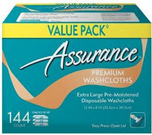 Load image into Gallery viewer, Assurance Premium Washcloths (144 ct, Pack of 1)
