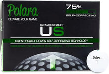 Load image into Gallery viewer, Polara Ultimate Straight, Extra Spin, Extra Distance, and Extra Distance &amp; Spin Premium Golf Balls | Hook and Slice Correction | Perfect for Recreational Golfers | 1 Dozen Balls