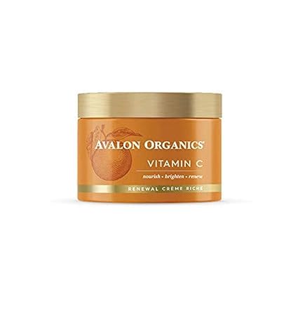 Avalon Organics Renewal Crème Riche with Vitamin C, 1.7 Oz