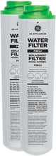 Load image into Gallery viewer, GE FQK2J Under Sink Water Filter Replacement | Dual Flow | Reduces Sediment, Rust &amp; Other Impurities from Water | Replace Every 6 Months for Best Results | 2 Water Filters Light Gray