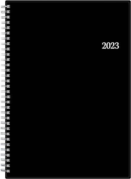 Blue Sky 2023 Monthly Planner, January - December, 7.875" x 11.875", Flexible Cover, Wirebound, Enterprise (116055-23)