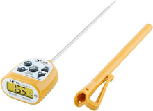 Load image into Gallery viewer, Taylor Compact Waterproof Digital Thermometer, 4.5 Inch Stem, Yellow