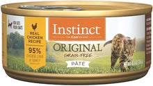 Load image into Gallery viewer, Instinct Original Grain Free Real Chicken Recipe Natural Wet Canned Cat Food, 5.5 Ounce (Pack of 12)