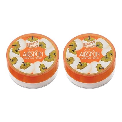 Coty Airspun Loose Face Powder, Translucent, Pack of 2