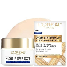 Load image into Gallery viewer, L&#39;Oreal Paris Skin Care Age Perfect Night Cream, Anti-Aging Face Moisturizer With Soy Seed Proteins, 2.5 Oz