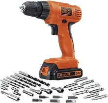 Load image into Gallery viewer, BLACK+DECKER 20V MAX* POWERECONNECT Cordless Drill/Driver + 30 pc. Kit (LD120VA)