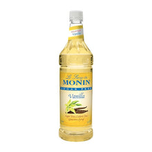 Load image into Gallery viewer, Monin - Sugar Free Vanilla Syrup, Great For Flavoring Coffee, Shakes, And Cocktails (1 Liter)