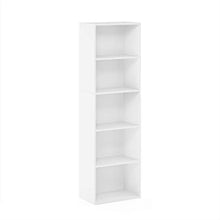 Load image into Gallery viewer, Furinno Luder Bookcase / Book / Storage , 5-Tier, White