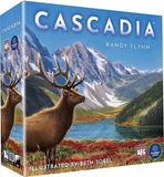 Alderac Entertainment Group (AEG) Cascadia, Award-Winning Board Game Set in Pacific Northwest, Build Nature Corridors, Attract Wildlife, Ages 10+, 1-4 Players, 30-45 Min, FlatOut Games