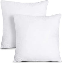 Load image into Gallery viewer, Utopia Bedding Throw Pillows Insert (Pack of 2, White) - 18 x 18 Inches Bed and Couch Pillows - Indoor Decorative Pillows