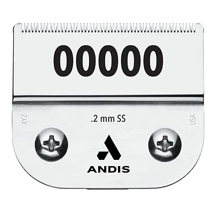 Andis – 64740, Ultra Edge Detachable Clipper Blade – Infused with Carbon Steel, Extends Edge Life, Deep Cutting of Bulky Hairs with Closed Cutting Technique – 25-Inch Cut Length, Chrome