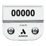 Andis – 64740, Ultra Edge Detachable Clipper Blade – Infused with Carbon Steel, Extends Edge Life, Deep Cutting of Bulky Hairs with Closed Cutting Technique – 25-Inch Cut Length, Chrome