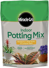Load image into Gallery viewer, Miracle-Gro Indoor Potting Mix 6 qt., Grows beautiful Houseplants