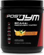 Load image into Gallery viewer, Post JYM Active Matrix - Post-Workout with BCAA&#39;s, Glutamine, Creatine HCL, Beta-Alanine, and More | JYM Supplement Science | Mandarin Orange Flavor, 30 Servings, 1.3 Pound (Pack of 1)
