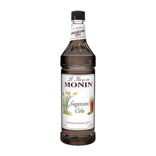 Load image into Gallery viewer, Monin - Sugarcane Cola Syrup, Authentic Cola Flavor, Great for Soda, Floats, and Slushes, Gluten-Free (1 Liter)