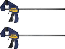 Load image into Gallery viewer, IRWINQUICK-GRIPOne-Handed Mini Bar Clamp 2 Pack, 12&quot;, 1964745