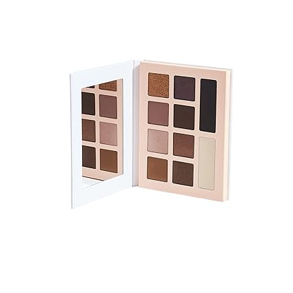 Honest Beauty Talc-Free Eyeshadow Palette with 10 Pigment-Rich Shades | Mattes, Shimmers, Satins | Dermatologist Tested + Cruelty Free | 0.67 oz
