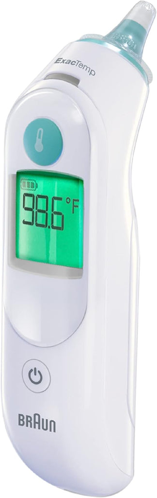 Braun ThermoScan 6, IRT6515 – Digital Ear Thermometer for Adults, Babies, Toddlers and Kids – Fast, Gentle, and Accurate with Color Coded Results