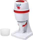 Nostalgia Kool-Aid Shave Ice & Snow Cone Maker, Includes Reusable Cup and Two Ice Molds, Stainless Steel Blades, Makes Margaritas, Frozen Cocktails, Slushies, Red