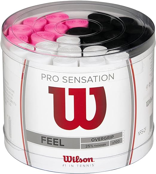 Wilson Tennis Racket Overgrips - Assorted Colors and Pack Sizes