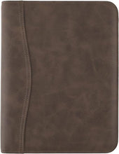 Load image into Gallery viewer, AT-A-GLANCE Simulated Leather 2021 Undated Starter Set, 43184 DAY-TIMER, Desk Size, Distressed Brown (031-0140-04), 5.5 inches X 8.5 inches