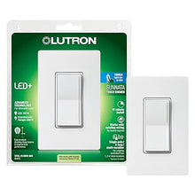 Load image into Gallery viewer, Lutron Sunnata Touch Dimmer Switch with Wallplate with LED+ Advanced Technology, for LED and Incandescent, 3 Way/Multi Location, STCL-153MW-WH, White