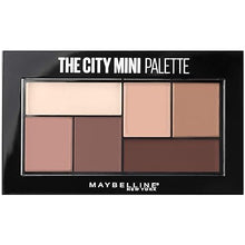 Load image into Gallery viewer, Maybelline New York The City Mini Eyeshadow Palette Makeup, Matte About Town, 0.14 oz.