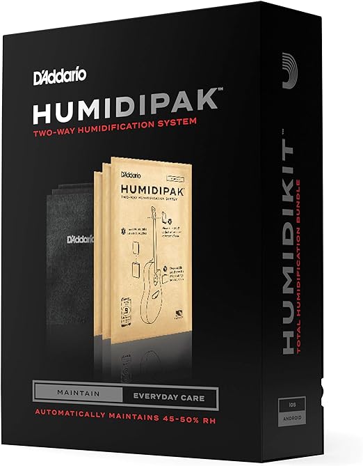 D'Addario Accessories Guitar Humidifier System - Humidipak Maintain Kit - Automatic Humidity Control System - Maintenance-Free, Two-Way Humidity Control System For Guitars