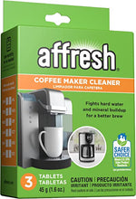 Load image into Gallery viewer, Affresh Coffee Maker Cleaner, Works with Multi-cup and Single-serve Brewers, 3 Tablets