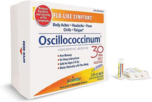 Load image into Gallery viewer, Boiron Oscillococcinum for Relief from Flu-Like Symptoms of Body Aches, Headache, Fever, Chills, and Fatigue - 30 Count