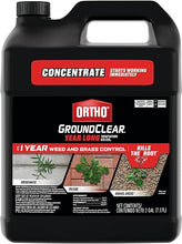 Load image into Gallery viewer, Ortho GroundClear Year Long Vegetation Killer1 - Concentrate, Visible Results in 3 Hours, Kills Weeds and Grasses to the Root When Used as Directed, Up to 1 Year of Weed and Grass Control, 2 gal.