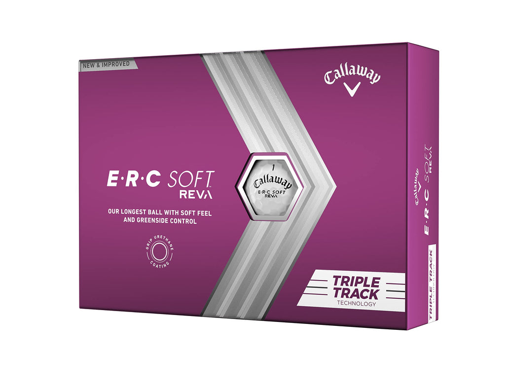 Callaway Golf 2021 ERC Triple Track Golf Balls, White