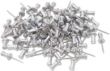 Aluminum Head Push Pins, Steel 5/8