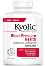 Load image into Gallery viewer, Kyolic Aged Garlic Extract Formula 109, Blood Pressure Health, 240 Capsules