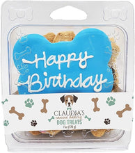 Load image into Gallery viewer, Claudia&#39;s Canine Bakery Happy Birthday Blue 7 oz. Clamshell