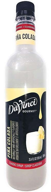 DaVinci Gourmet Classic Pina Colada Syrup, 25.4 Fluid Ounce (Pack of 1)