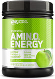 Optimum Nutrition Amino Energy with Green Tea and Green Coffee Extract, Flavor: Green Apple, 65 Servings, 1.29 Pound (Pack of 1) (Packaging May Vary)