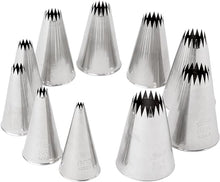 Load image into Gallery viewer, Ateco 870 - French Star Pastry Tips Set (860-869)