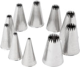 Ateco 870 - French Star Pastry Tips Set (860-869)