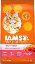 Load image into Gallery viewer, Iams Proactive Health Adult Original With Salmon And Tuna Dry Cat Food 7 Pounds