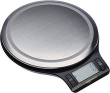 Load image into Gallery viewer, Amazon Basics Stainless Steel Digital Kitchen Scale with LCD Display, Batteries Included