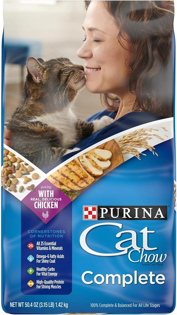 Purina Cat Chow Complete Dry Cat Food, 3.15 LB